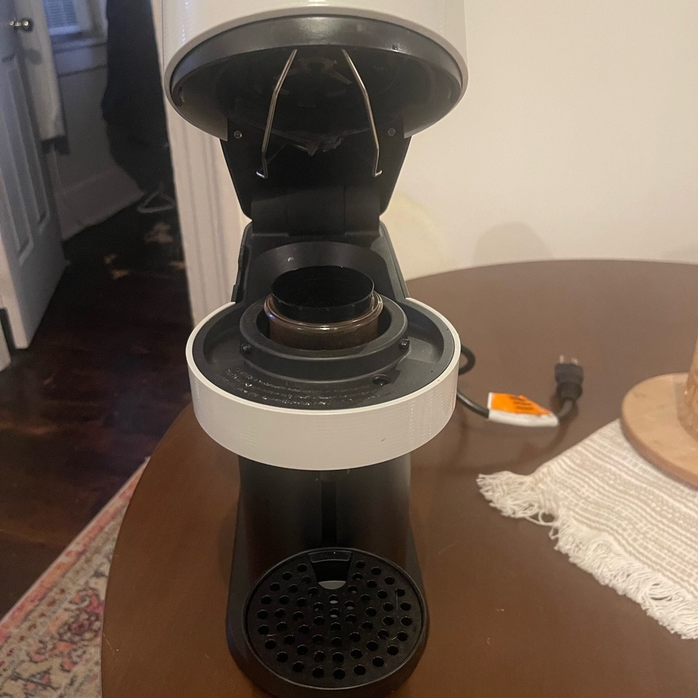 Black and White Coffee Maker